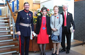 QVA arrival of dignitaries